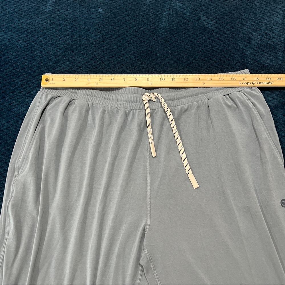 Women’s Slate Blue Jogger Track Pants - Drawstring Waist - Picture 12 of 16
